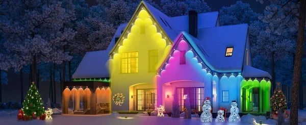 🎅 Early Christmas 50%OFF - Smart Rainbow LED Permanent Outdoor Light - Smartlight 🎁