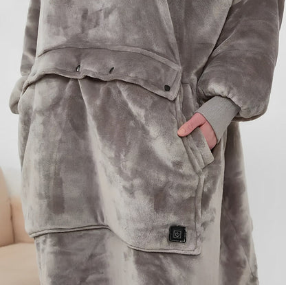 CozyCore Heated Oversized Hoodie Blanket
