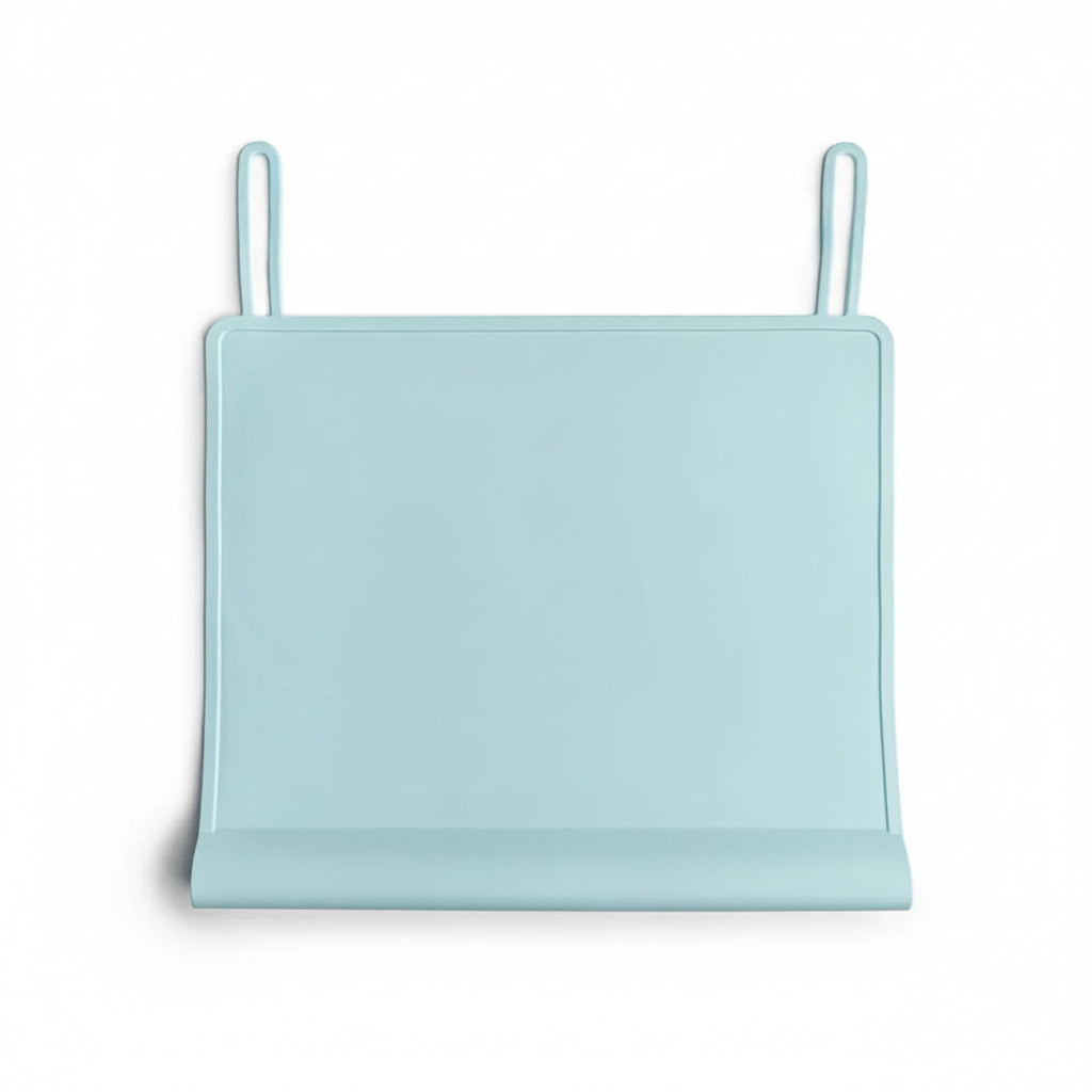 Portable Silicone Table Placemat with Edge Bumper for Toddlers & Babies
