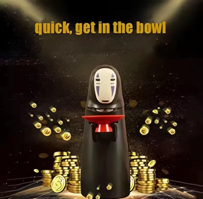 Kaonashi Coin-Eating Piggy Bank