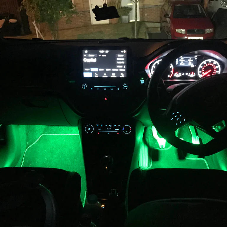4 Wireless Car Interior Ambient Lights