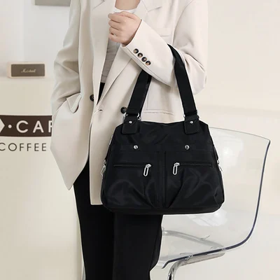 🔥Winter sale🎁-Large Capacity Waterproof Multi Pocket Shoulder Bag