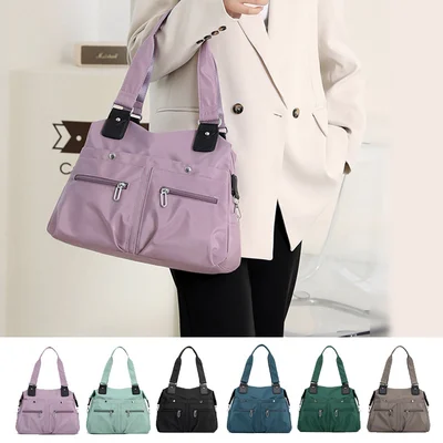 🔥Winter sale🎁-Large Capacity Waterproof Multi Pocket Shoulder Bag