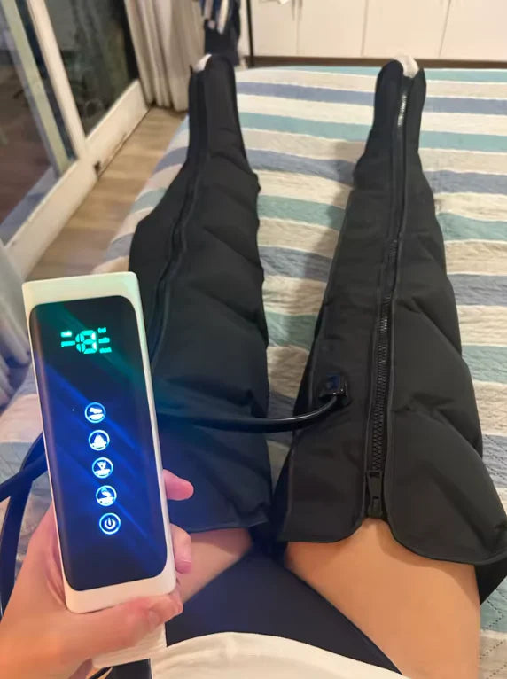 Air Compression Leg Massager for Circulation, Recovery & Pain Relief