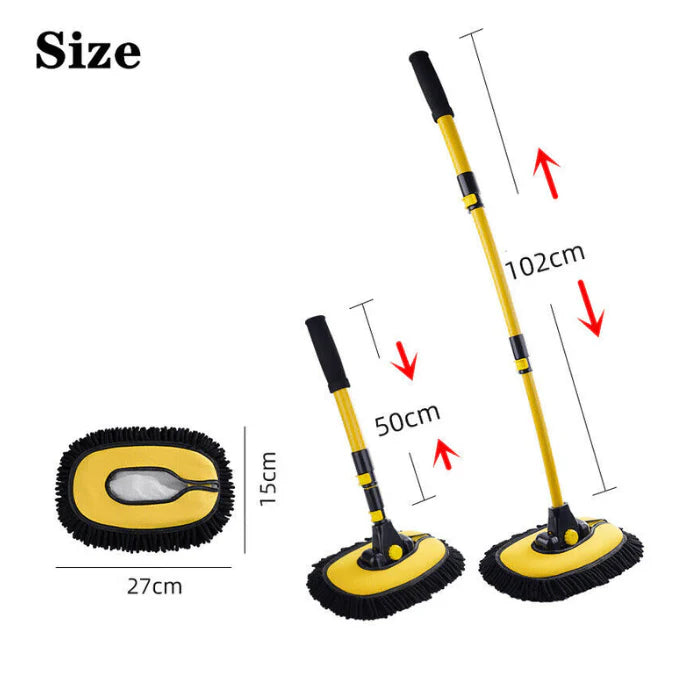 360 Car Wash Cleaning Mop And Brush Kit