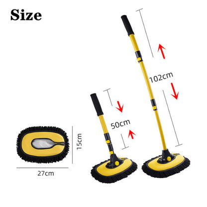 360 Car Wash Cleaning Mop And Brush Kit