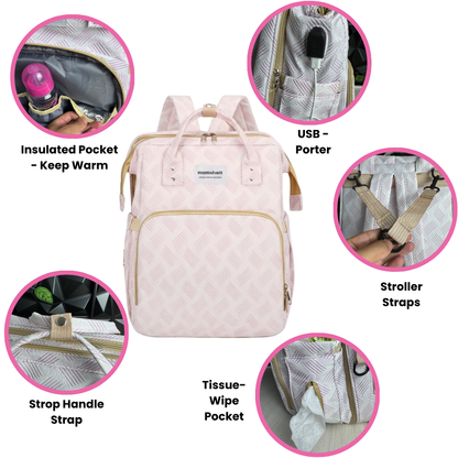 Nestora 3-in-1 Baby Changing Backpack 🎒👶