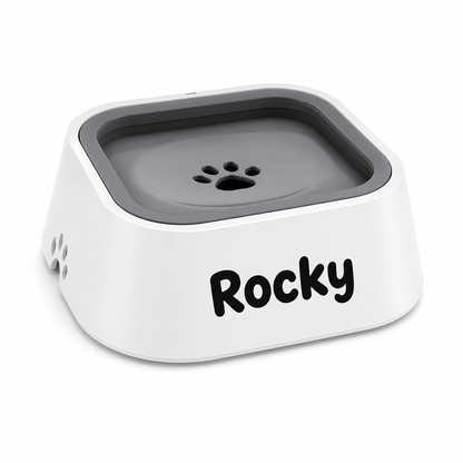 Anti-Spill Pet Water Bowl with Floating Water Plate