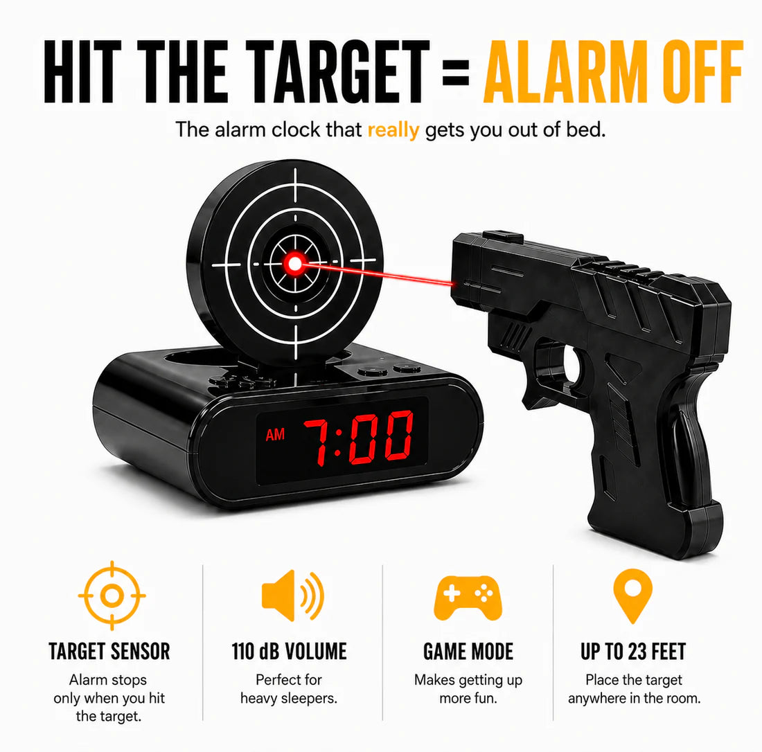 TargetShot™ Shooting Alarm Clock
