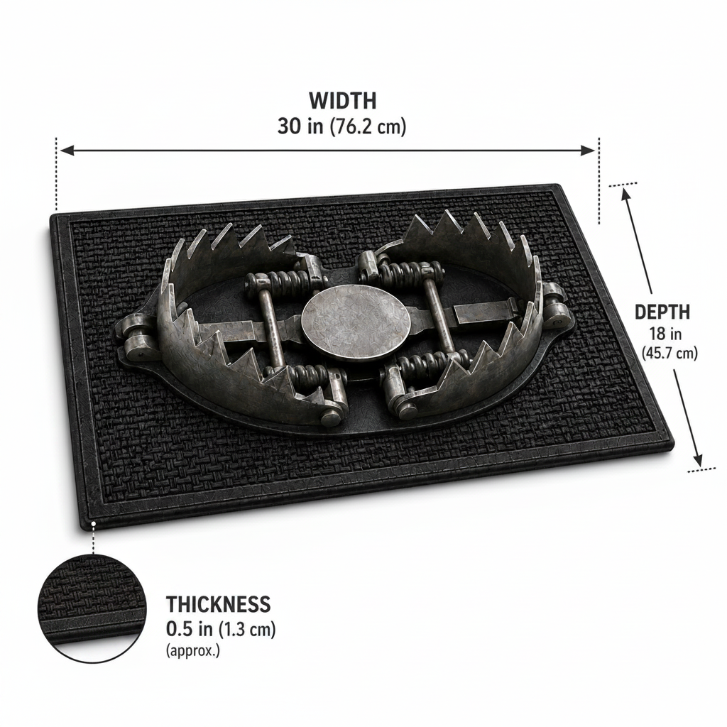 PrankTrap 3D Illusion Doormat