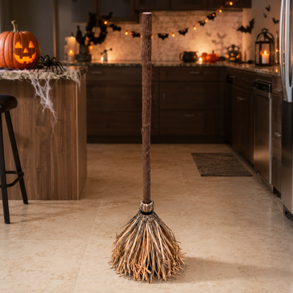 🧹 Haunted Floating Witch Broom