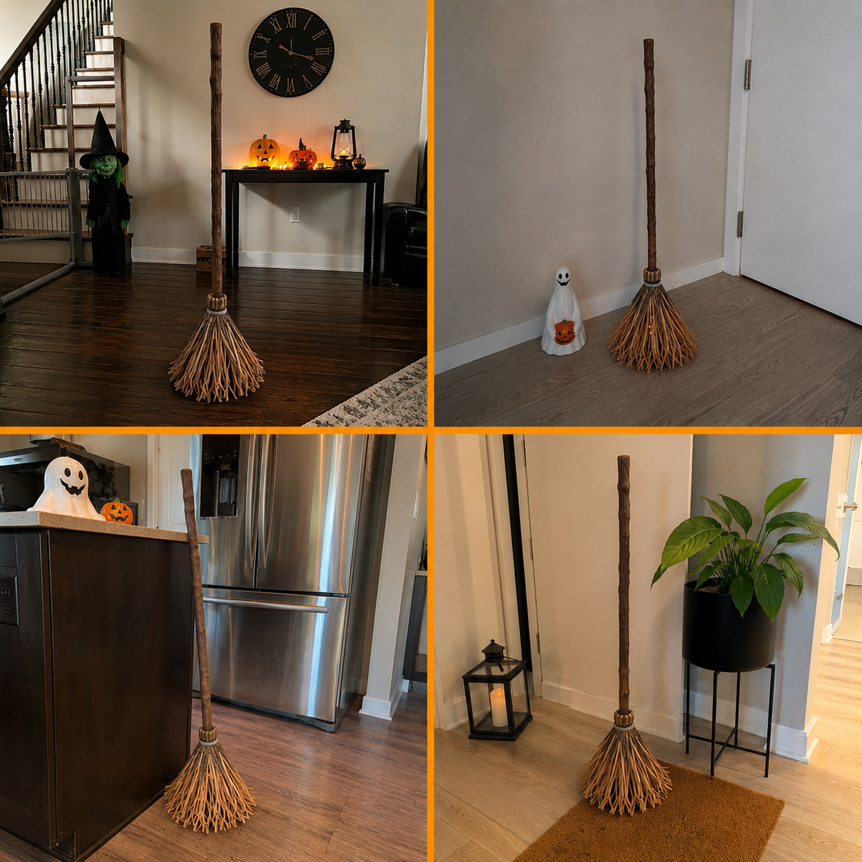 🧹 Haunted Floating Witch Broom
