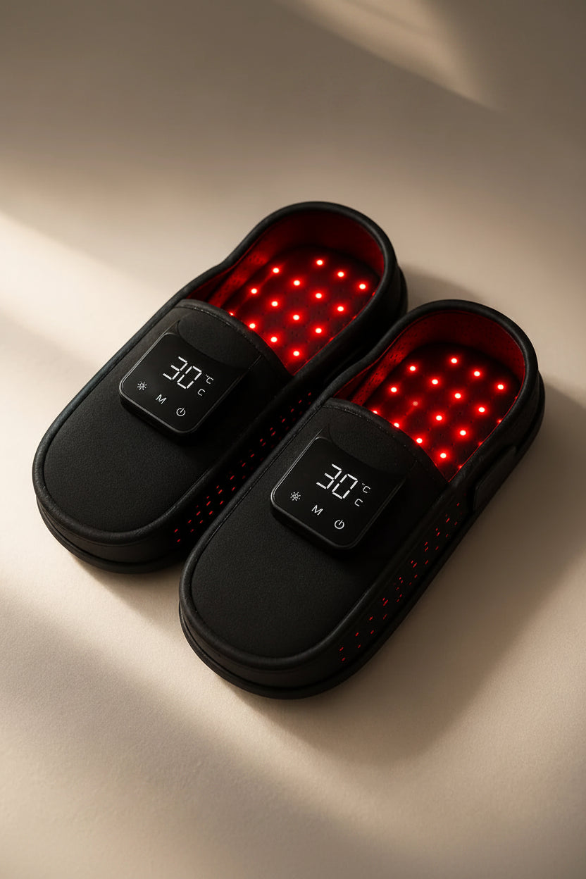 Red Light Slippers – Comfortable Light Therapy Foot Slippers for Relaxation & Daily Comfort