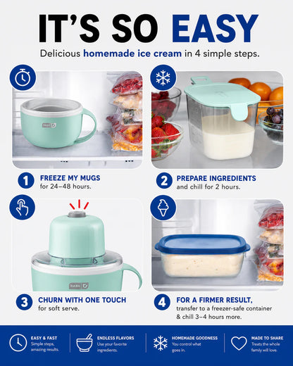 Ice Cream Maker for Healthy Frozen Desserts
