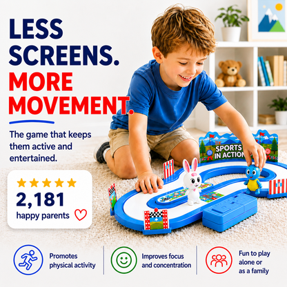 RaceRush  Interactive Motion Racing Game