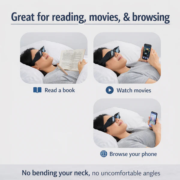 Lazy Glasses – The effortless way to watch, read, and relax