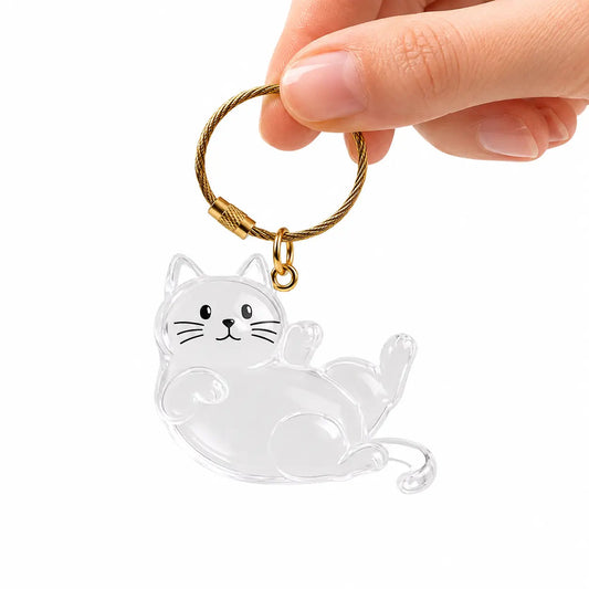 Cat Hair Keychain