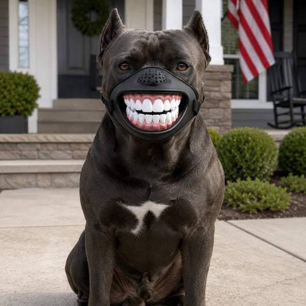 Funny Dog Smile Mask 🐶