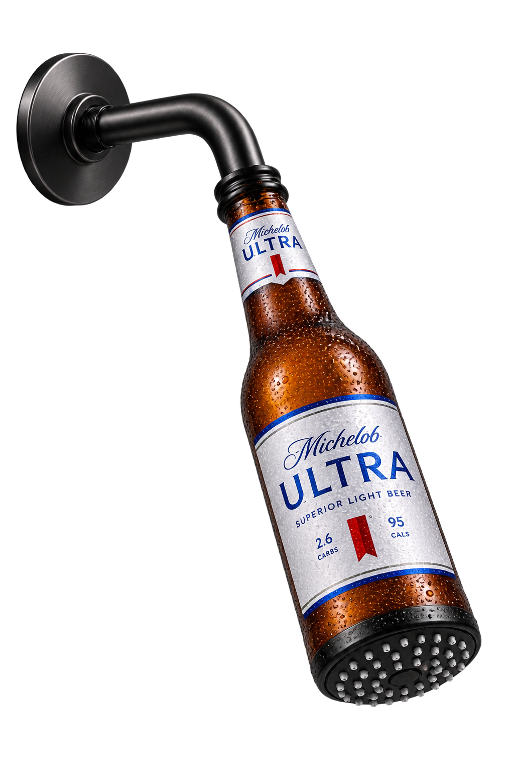 BrewFlow Beer Bottle Shower Head