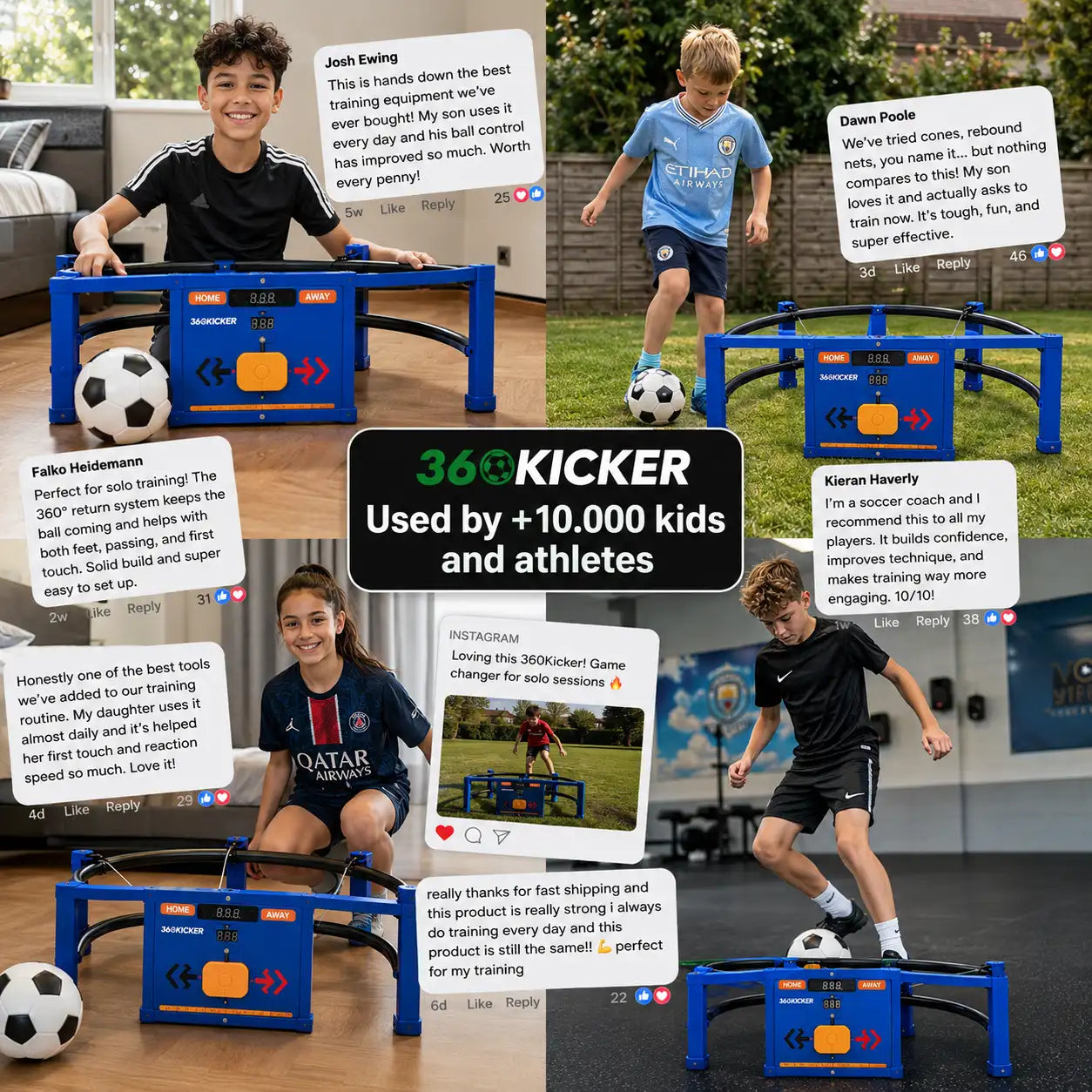 360° Soccer Training Rebounder