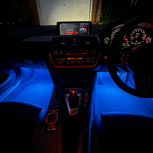 4 Wireless Car Interior Ambient Lights