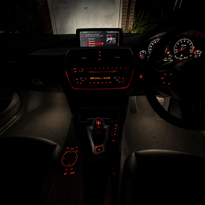 4 Wireless Car Interior Ambient Lights