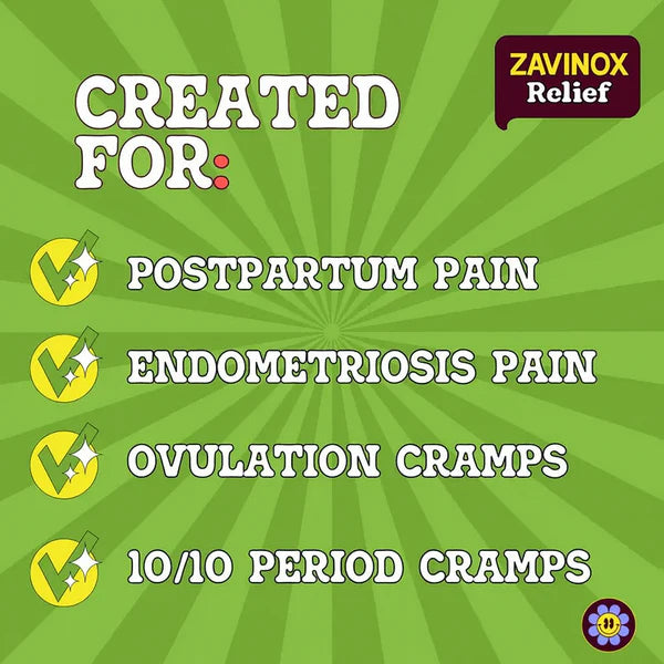 Zavinox Relief – Soothing Heat Menstrual & Postpartum Briefs