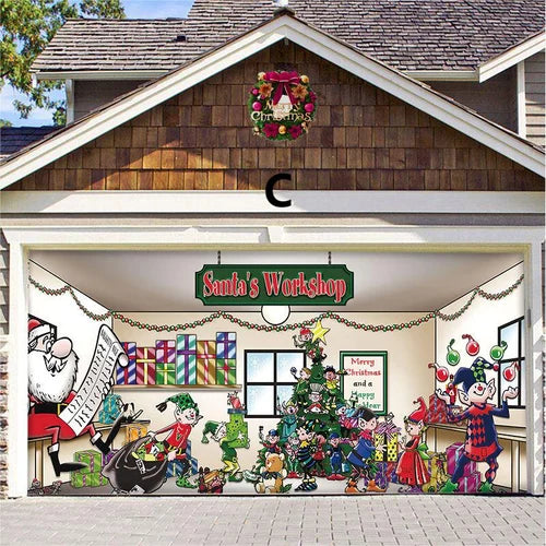 Last Day Sale 50% OFF - Christmas 2023 Garage Door Decoration