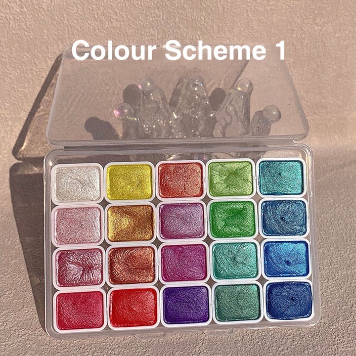 Last Day 50%- 20 Colors Watercolor Painting Set