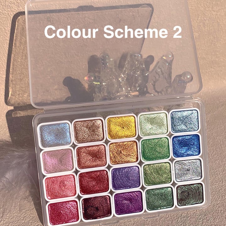 Last Day 50%- 20 Colors Watercolor Painting Set