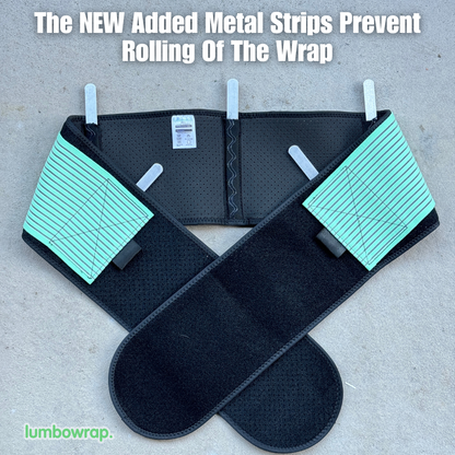 Lumbowrap® - The Complete Hip & Lower Back Wrap For Easier Walking & Standing (Spinal Stenosis, Sciatica, Lower Back Pain)