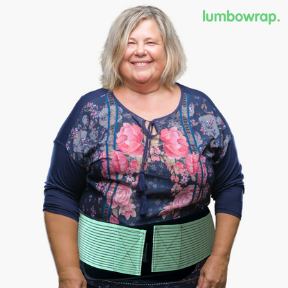 Lumbowrap® - The Complete Hip & Lower Back Wrap For Easier Walking & Standing (Spinal Stenosis, Sciatica, Lower Back Pain)