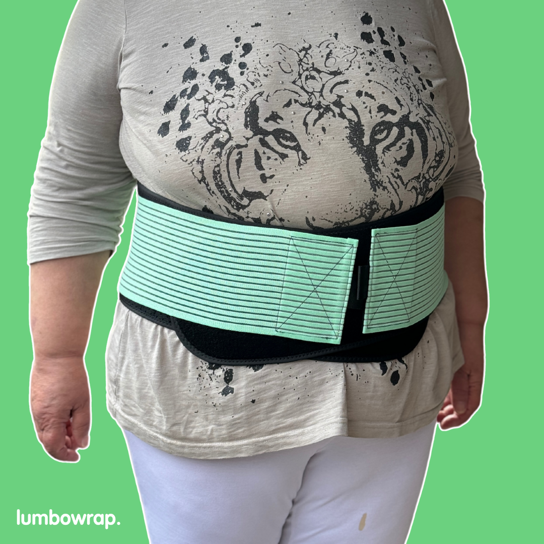 Lumbowrap® - The Complete Hip & Lower Back Wrap For Easier Walking & Standing (Spinal Stenosis, Sciatica, Lower Back Pain)
