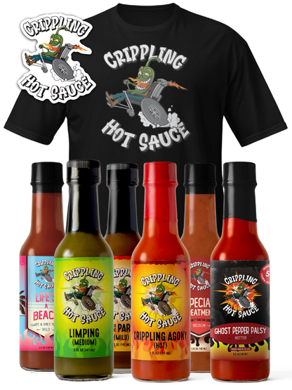 The Crippling Kit - Hot Sauce + Swag