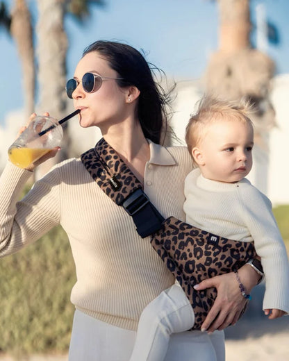 MomSwing Baby Carrier - Chic Leopard