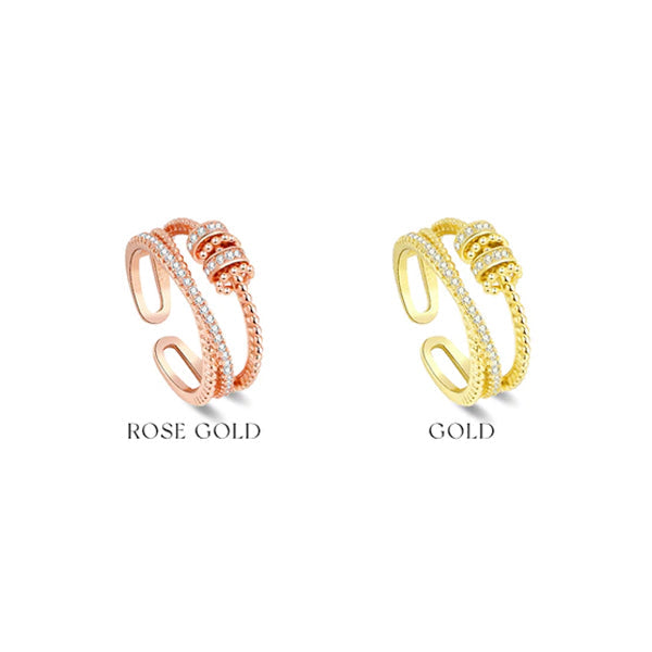 DIYSTAR Threanic Triple-Spin Ring（Limited time discount 🔥 last day）