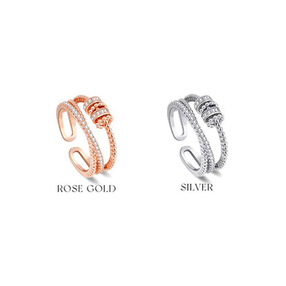 DIYSTAR Threanic Triple-Spin Ring（Limited time discount 🔥 last day）
