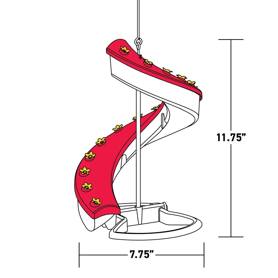 🔥Last Day Promotion 50% - DNA Helix 32-Port Hummingbird Feeder
