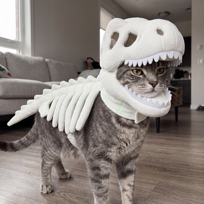 DinoSkeleton Plush Pet Toy