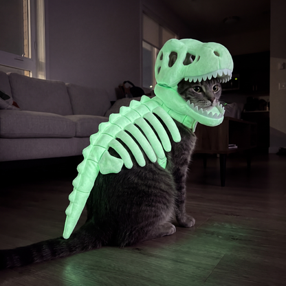DinoSkeleton Plush Pet Toy