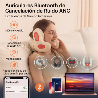 3-in-1 Massage - Heat - Earphone