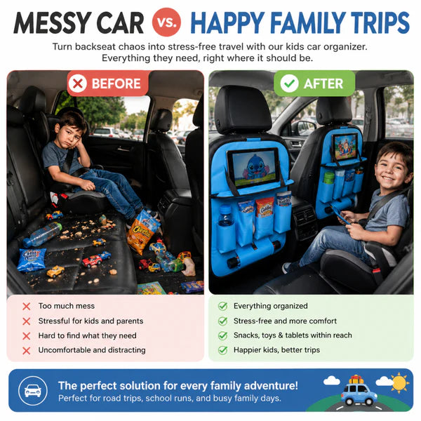 Kids Car Backseat Organizer
