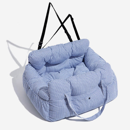 Portable Leisure Outing Pet Booster Dog Car Seat Bed
