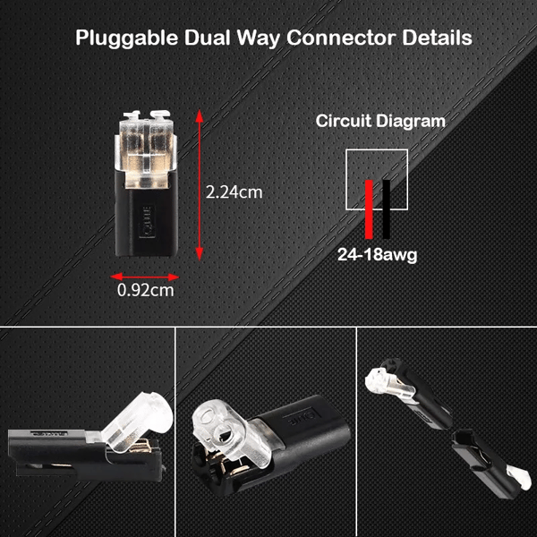 🔥LAST DAY-50% OFF🔥Double - Wire Plug-in Connector With Locking Buckle