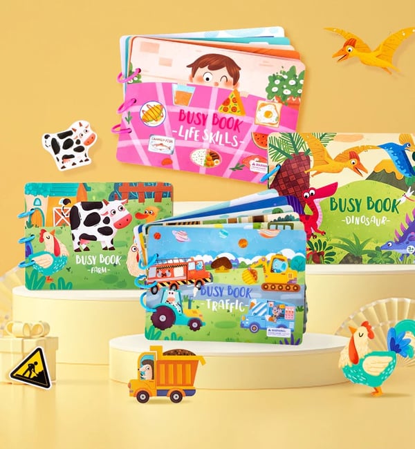 🎁2024 New Year Hot Sale🎁🔥50% OFF🔥Dr. Glow's Sensory Book - Keep Kids off Devices!✨