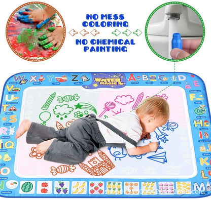 🎁😍Water Doodle Mat ,Aqua Painting Drawing Mat Mess Free Learning Toy Mat💕