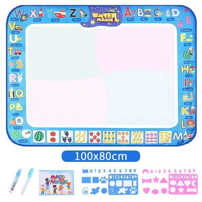 🎁😍Water Doodle Mat ,Aqua Painting Drawing Mat Mess Free Learning Toy Mat💕