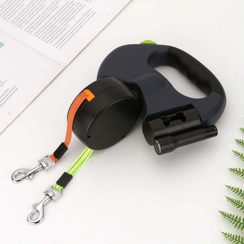 TangleFree Dual Dog Leash with Tangle-Free Swivel