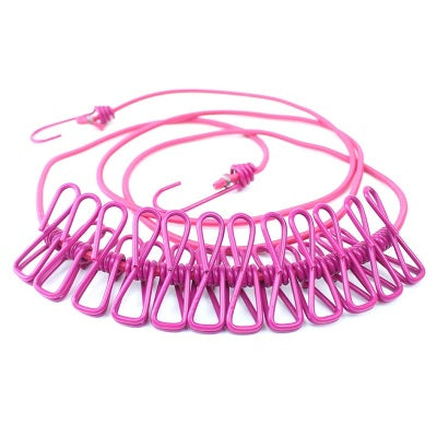 Portable Washing Line Elastic Clothes Line for Travel