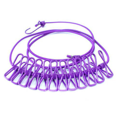 Portable Washing Line Elastic Clothes Line for Travel